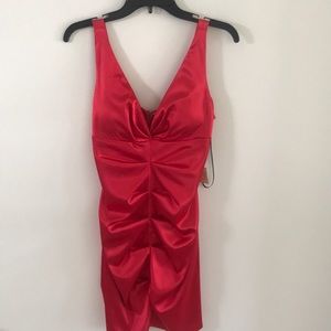 Red dress. Cocktail dress never worn
